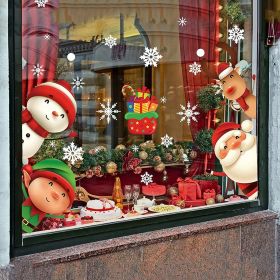 82PCS Christmas Snowflake Window Clings Stickers for Glass