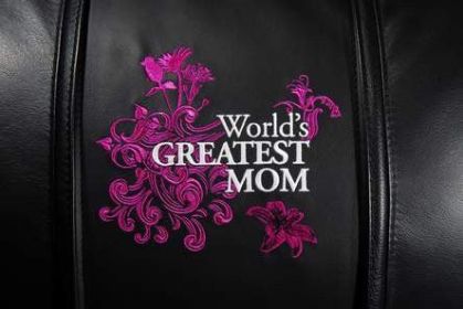 Worlds Greatest Mom Logo Panel (Logo Panel Size: 30" Panel For All Other Chairs)