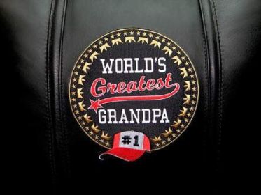 Worlds Greatest Grandpa Logo Panel (Logo Panel Size: 24" Panel for Xpression Gaming Chair Only)