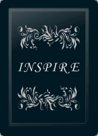 Inspire Floral Horizontal Silv Logo Panel (Logo Panel Size: 30" Panel For All Other Chairs)