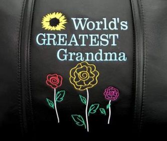 Worlds Greatest Grandma Logo Panel (Logo Panel Size: 30" Panel For All Other Chairs)